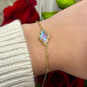 Kendra Scott gem bracelet gold